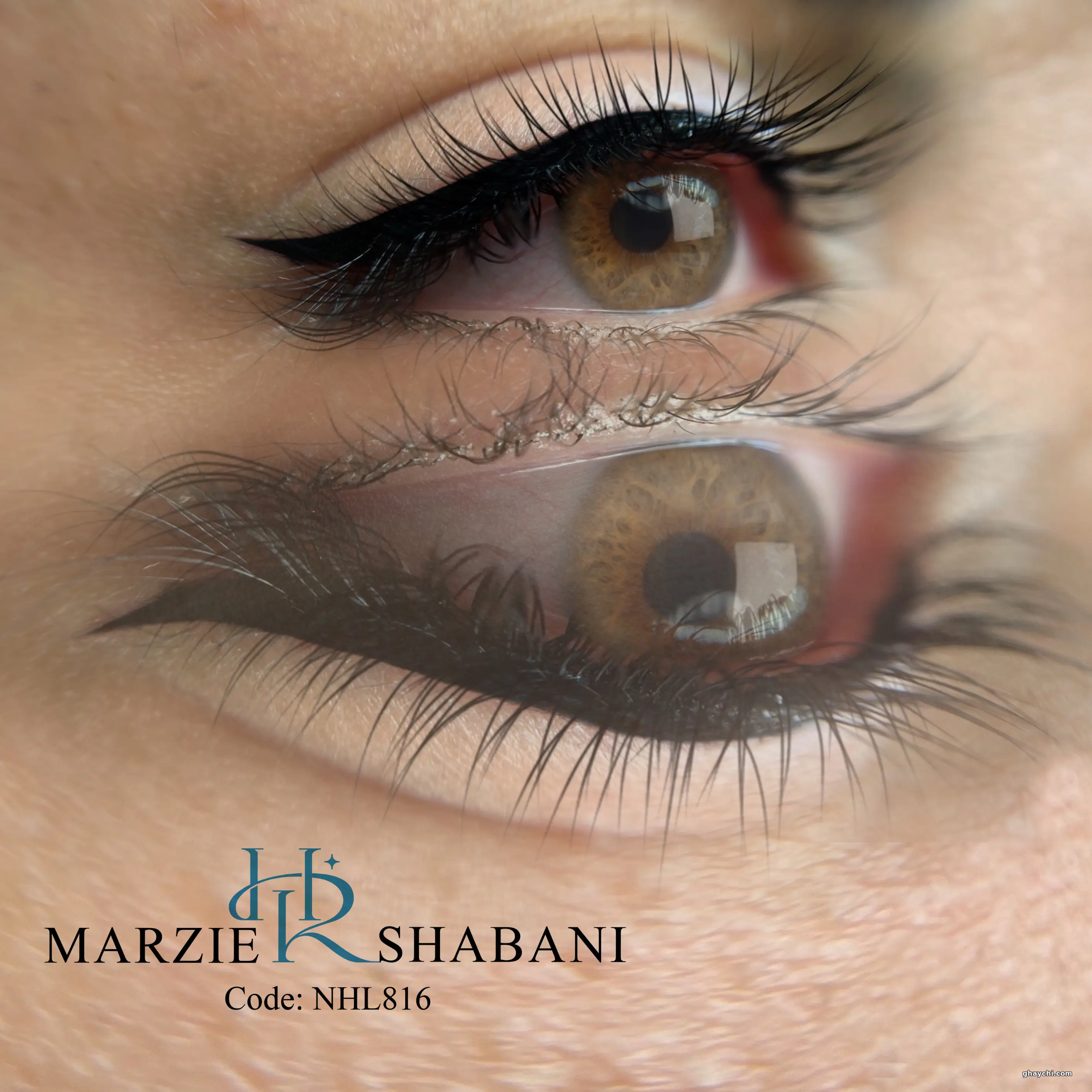نمونه کار آرایش دائم — خط چشم دائم زنانه در یزد، یزد — مرضیه شعبانی