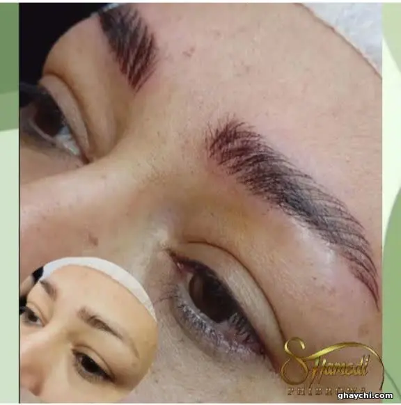 نمونه کار آرایش دائم — میکروبلیدینگ زنانه در بلوار فردوسی ، مشهد — تکتم حامدی