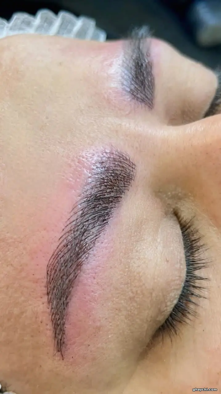 نمونه کار آرایش دائم — میکروبلیدینگ زنانه در قم، قم — طیبه چهرقانی