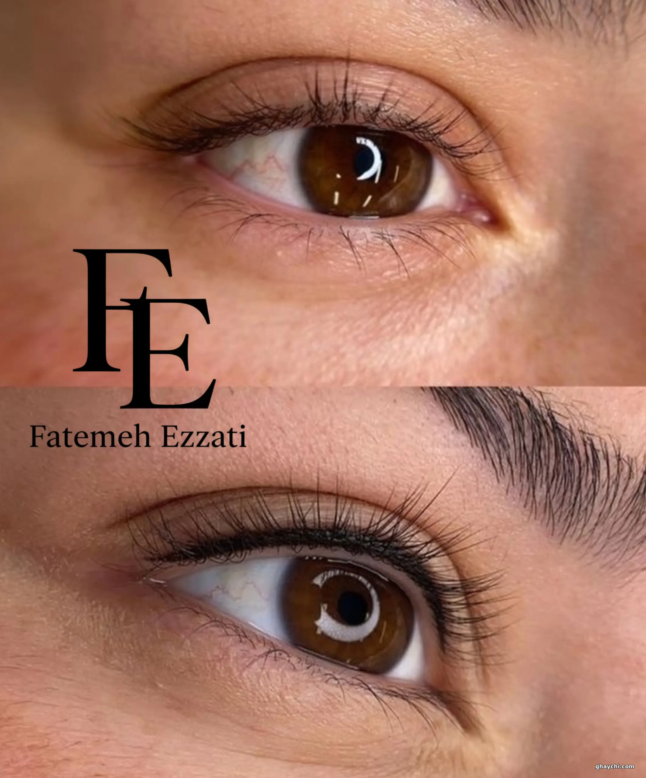 نمونه کار آرایش دائم — بن مژه زنانه در کرمانشاه، کرمانشاه — فاطمه عزتی