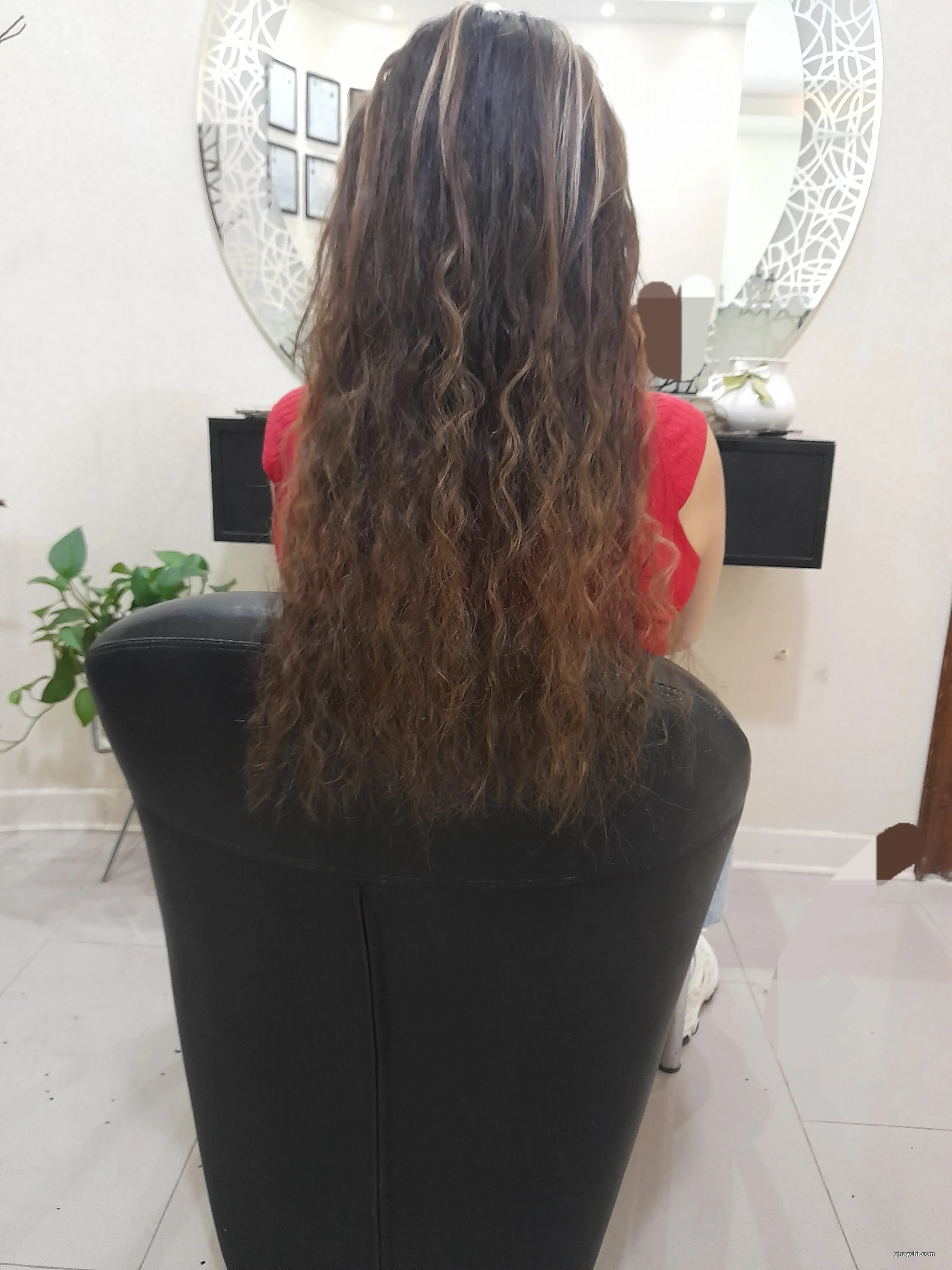 نمونه کار مو — اکستنشن مو زنانه در بلوار فلسطین، مشهد — فاطمه حسین زاده